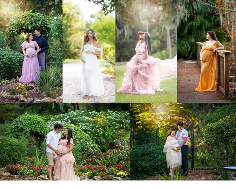 Maternity Photoshoot Mead Gardens Orlando F: